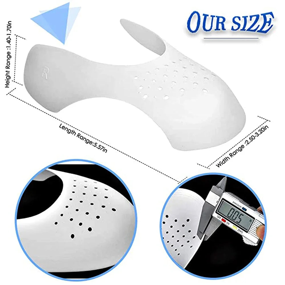 20Pcs Sneakers Anti Crease Protector Wrinkled Fold Shoes Support Toe Cap Sport Ball Shoe Head Stretcher Extender Shoe Protection