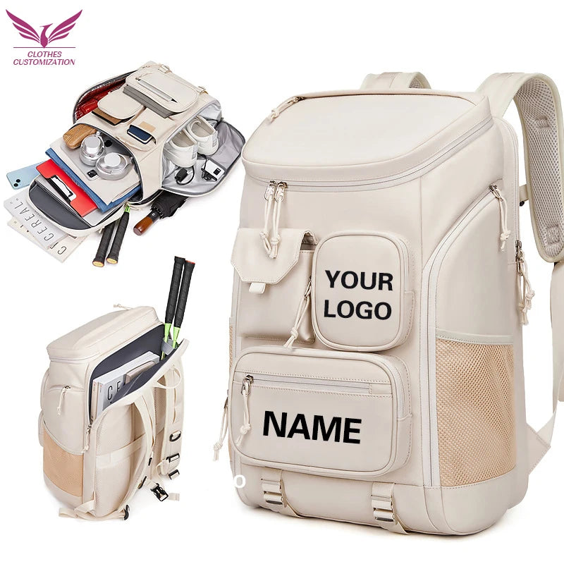 Travel Backpack custom logo Men Large Capacity Waterproof Casual Hikking bag print picture 17in Laptop Back Bag Outdoor Backpack