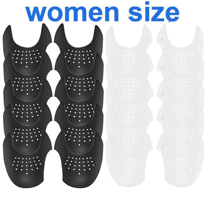 20Pcs Sneakers Anti Crease Protector Wrinkled Fold Shoes Support Toe Cap Sport Ball Shoe Head Stretcher Extender Shoe Protection