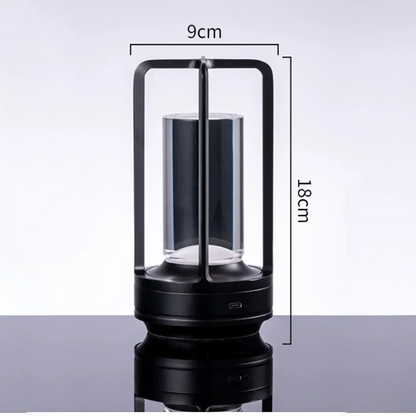 crystal lamp Plastic bedside table bedroom led Touch table lamp Restaurant decoration atmosphere Night light