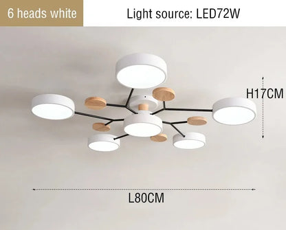 Modern LED Chandelier for Living Room Bedroom Hotel 3 Different Colors Ceiling Lamp Nordic Home Lighting Ceiling Pendant Lamp