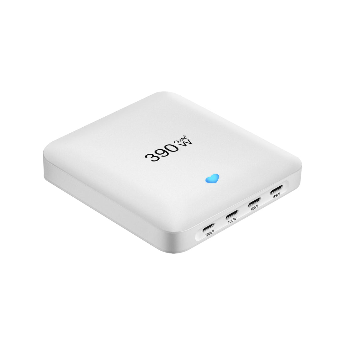 GaN Desktop Charger for Phones, Tablets and More, All-New, 4C2A, Multi-Port Charging, Fast Charge, 390W