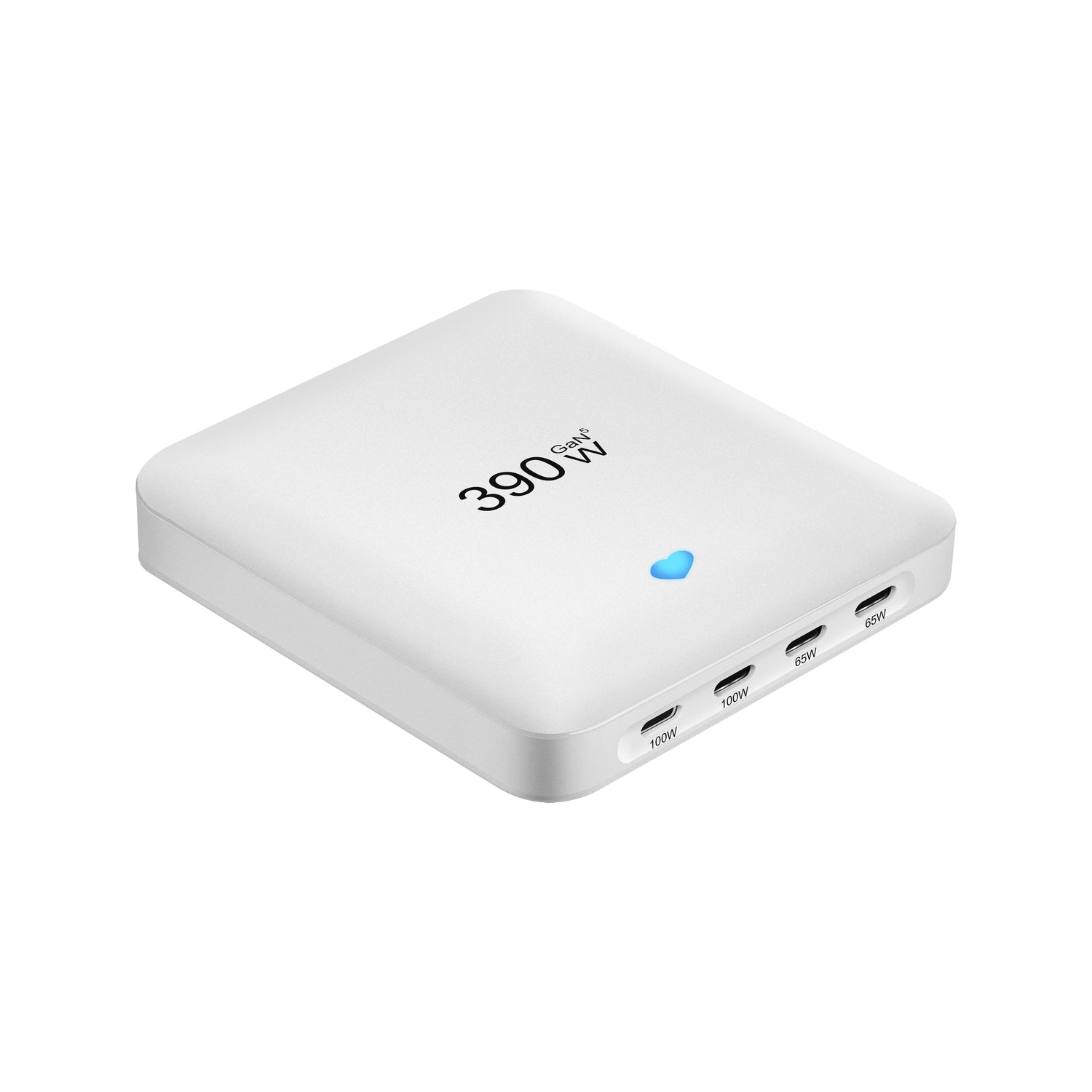 GaN Desktop Charger for Phones, Tablets and More, All-New, 4C2A, Multi-Port Charging, Fast Charge, 390W