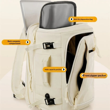 Travel Backpack Large Capacity Multi-Functional Computer Bag Lightweight Luggage Short Trip Business Trip Dry-wet Separation