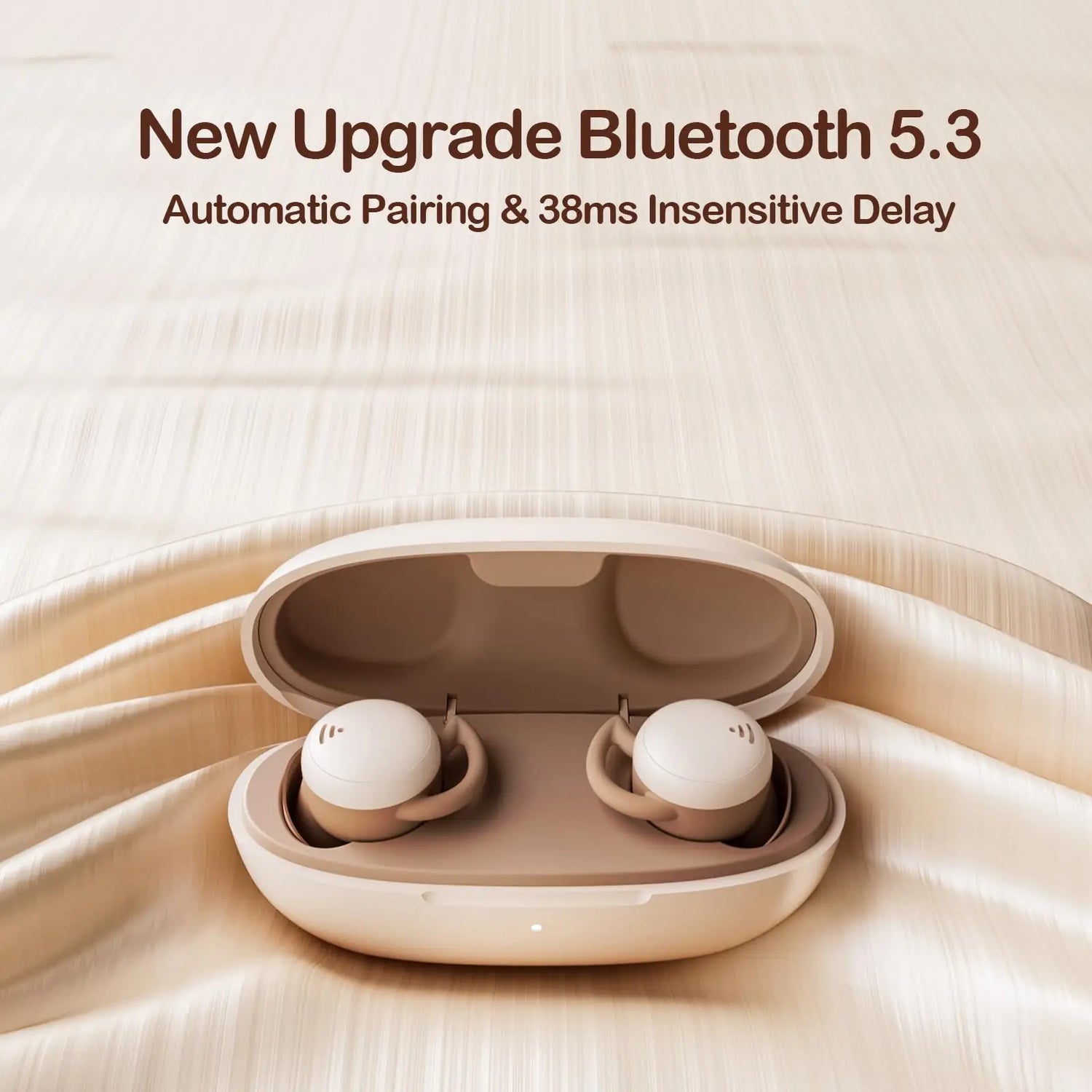 Wireless Sleep Invisible Earbuds Bluetooth 5.3 Noise Cancellation Painless Wearing Hifi Stereo Earphones For Side Sleepers Gifts