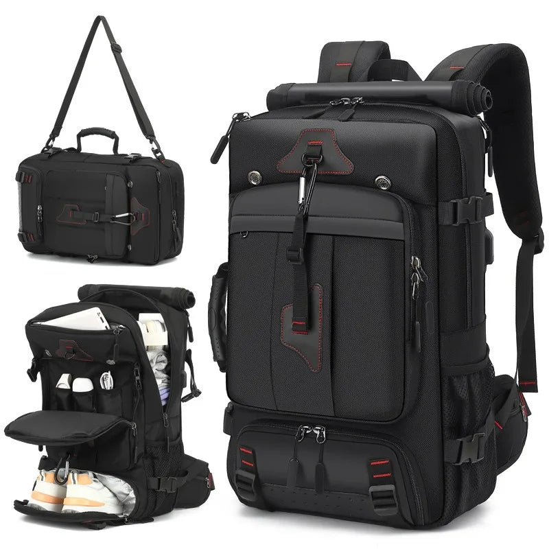 Travel backpack for men boarding, casual men&