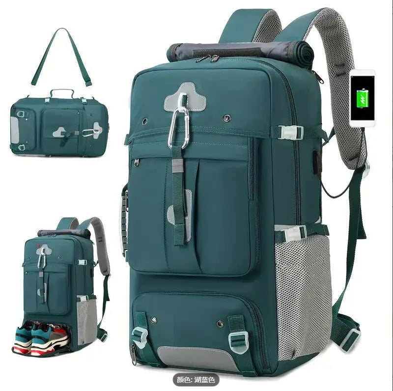 Travel backpack for men boarding, casual men&