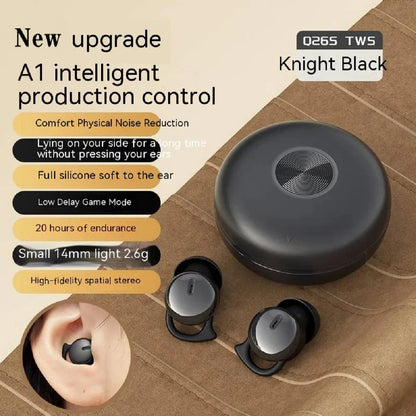 Sleep Wireless Earbuds Blue Tooth In Ear Waterproof Headphones TWS Mini Invisible Earphones HIFI Stereo Sports Headset Game
