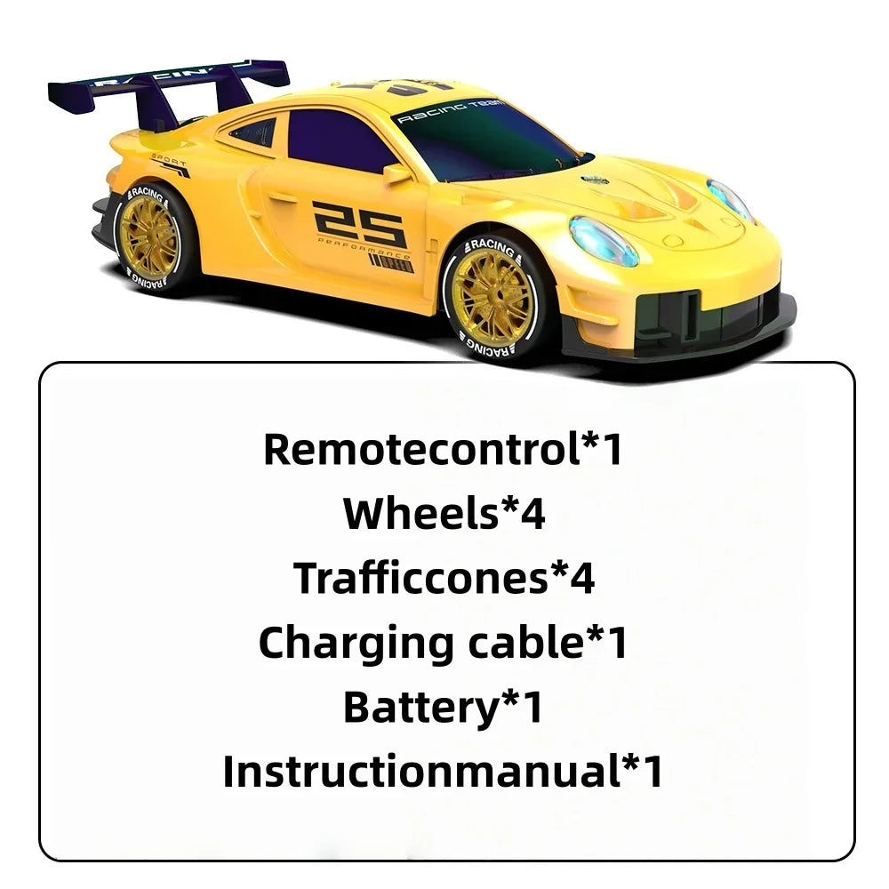 RC Drift Racing Toy, 2. 4GHz Four Wheel Drive, Cool Lights, Supports Multiplayer Competition