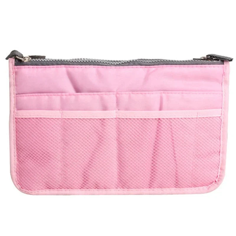Travel Cosmetic Bags For Women Tote Insert Double Zipper Makeup Bag Toiletries Storage Bag Girl Outdoors Make Up Organizer