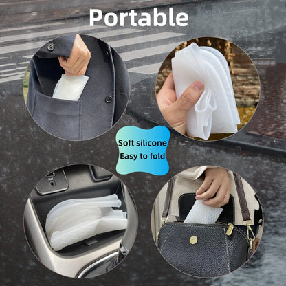 Waterproof Shoe Covers Silicone Anti-Slip Rain Boots Unisex Sneakers Protector for Outdoor Rainy Day Protectors Shoes Cover