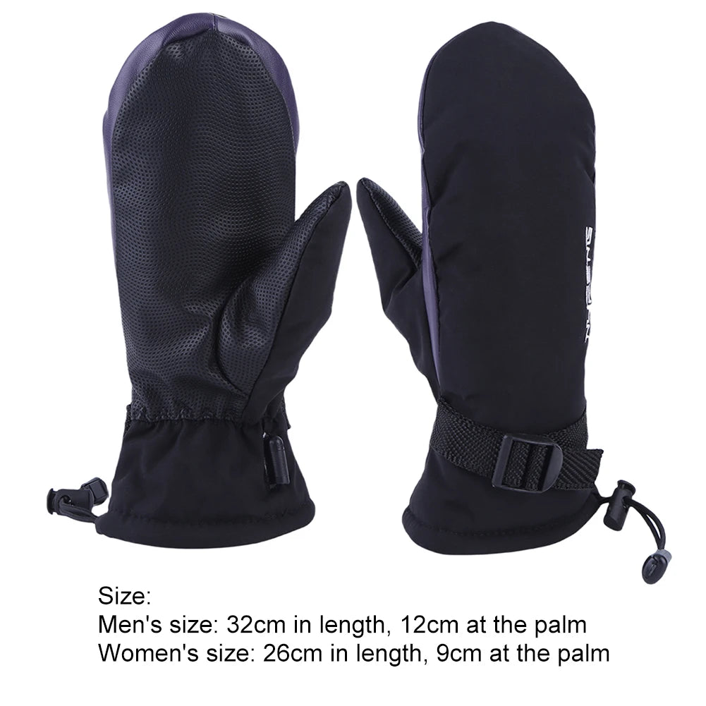 Electric Heating Gloves 3 Gears Temperature Motorcycle Gloves Climbing Skiing Mittens Cold-Proof USB Heated Gloves Hand Warmer