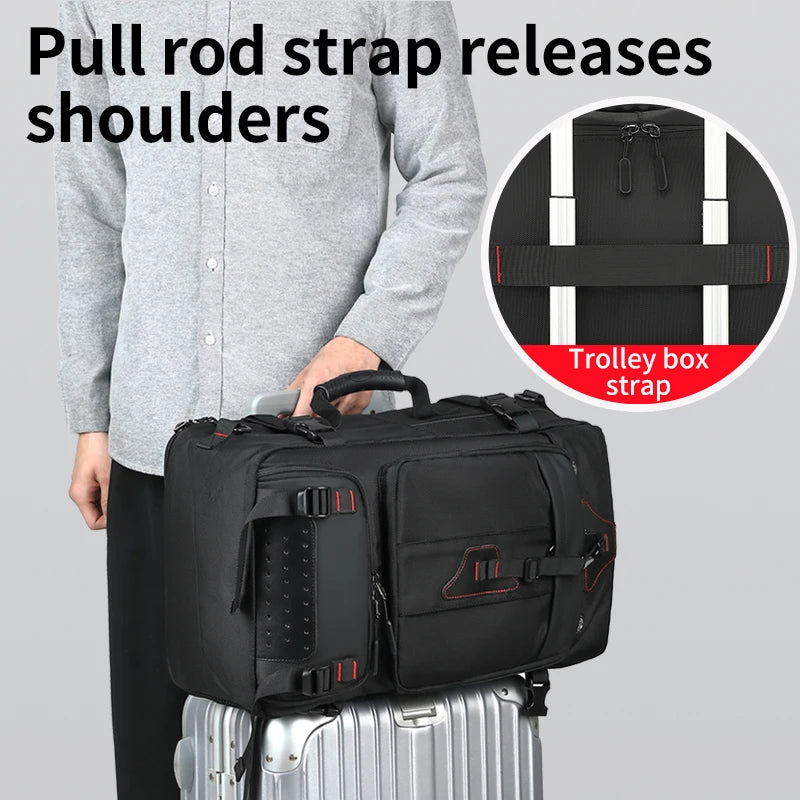 Travel backpack for men boarding, casual men&