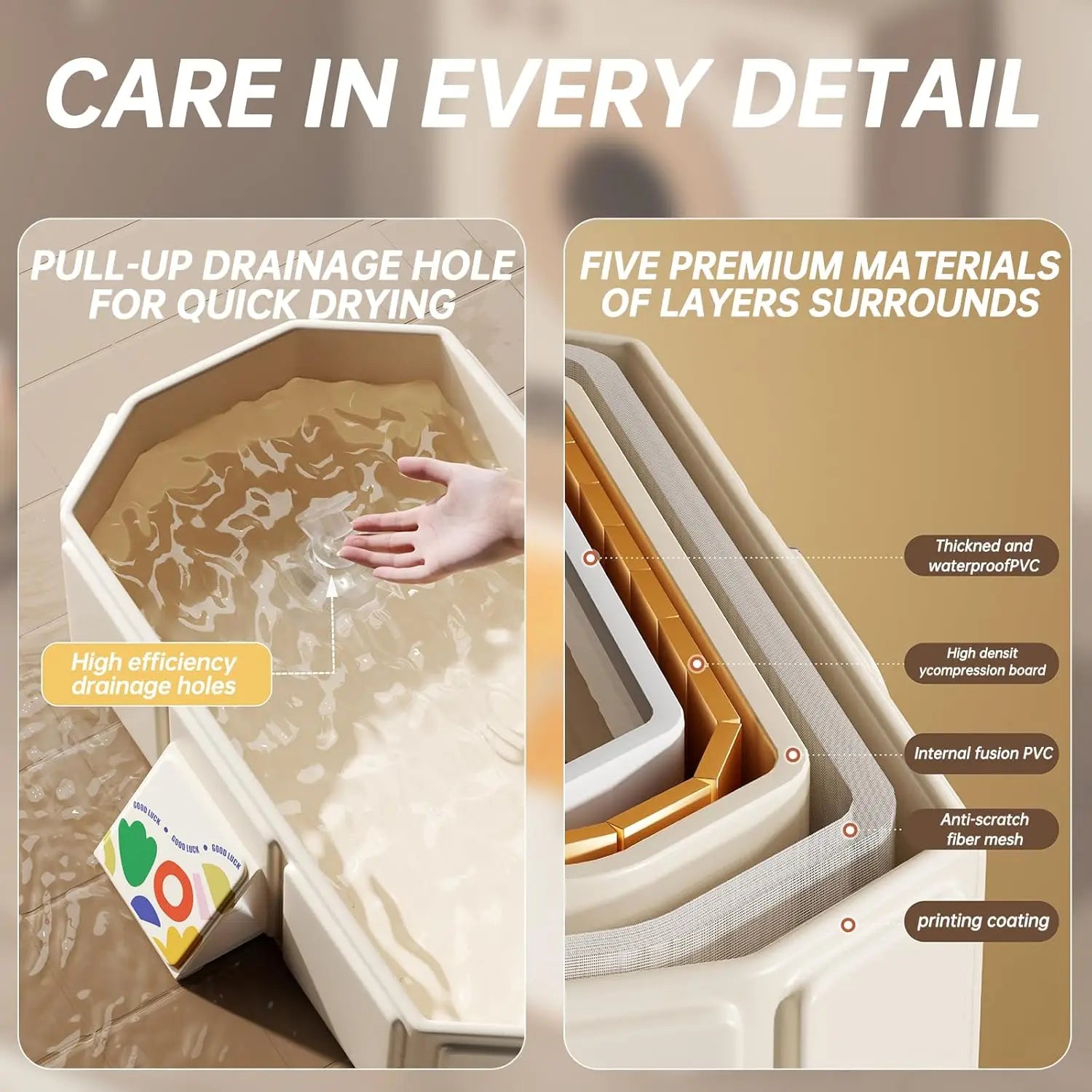 Foldable Bathtub for Kids Bath Tub with Drain Plug Foldable Baby Shower Tub Portable Bathroom Pool Cat Dog Wash Shower Basin