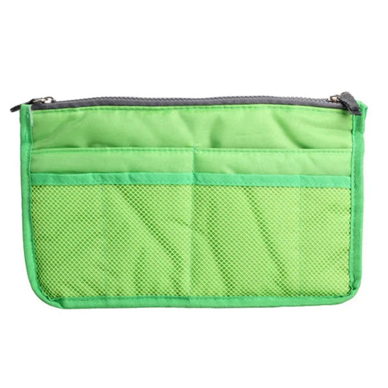 Travel Cosmetic Bags For Women Tote Insert Double Zipper Makeup Bag Toiletries Storage Bag Girl Outdoors Make Up Organizer