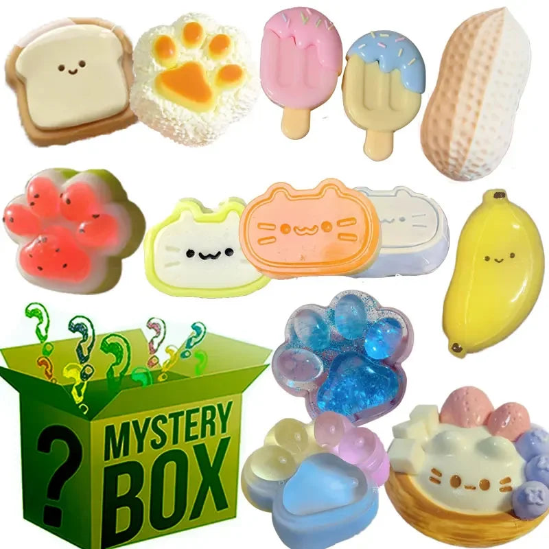 Random Fidget Toys Mystery Gifts Pack Surprise Box 300 Different Fidget Set Antistress Relief Toys for kids