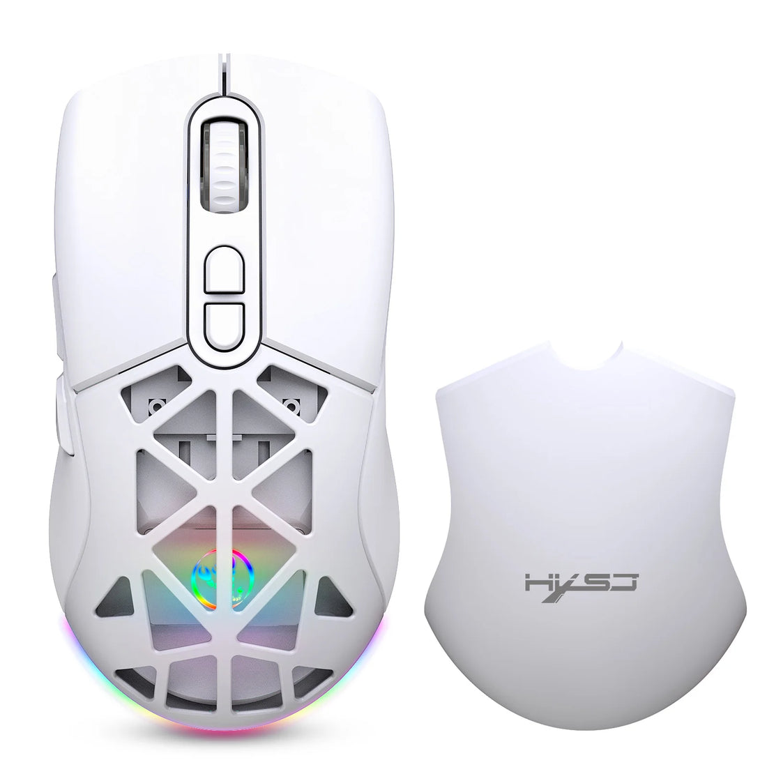 Wireless Gaming Mouse for Laptop, Ergonomic BT Mouse with Tri-Mode USB C Rechargeable Silent Mice for PC Computer Desktop