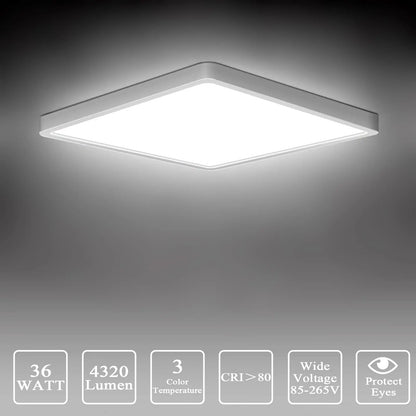 LED Ceiling Light Modern Dimmable Fixture for Bedroom Living Room Kitchen Hallway High Power Ultra Bright Home Decor Lamp Style