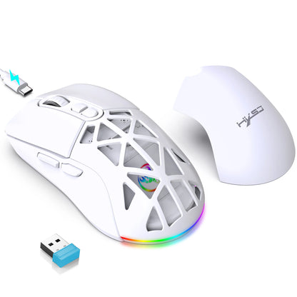Wireless Gaming Mouse for Laptop, Ergonomic BT Mouse with Tri-Mode USB C Rechargeable Silent Mice for PC Computer Desktop