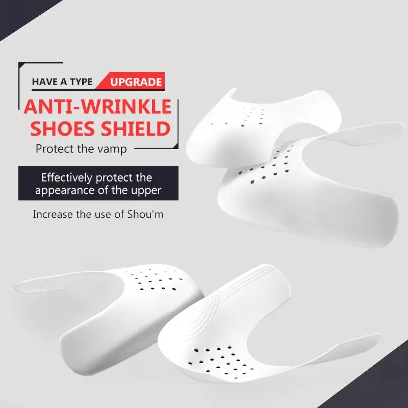 1 pair New Shoe Care Sneaker Anti Crease Toe Caps Protector Stretcher Expander Shaper Support Pad Shoes Accessories