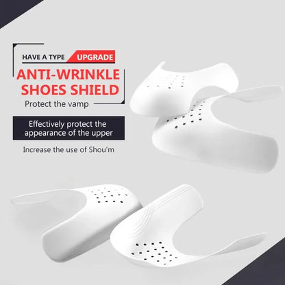 1 pair New Shoe Care Sneaker Anti Crease Toe Caps Protector Stretcher Expander Shaper Support Pad Shoes Accessories