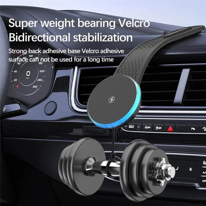 Magnetic Car Wireless Charger Car Phone Holder Mount Dashboard 15W Fast Car Charging for Macsafe iPhone 15 14 13 12 Pro Max Mini