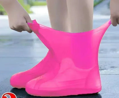 Waterproof Shoe Covers Silicone Anti-Slip Rain Boots Unisex Sneakers Protector for Outdoor Rainy Day Protectors Shoes Cover