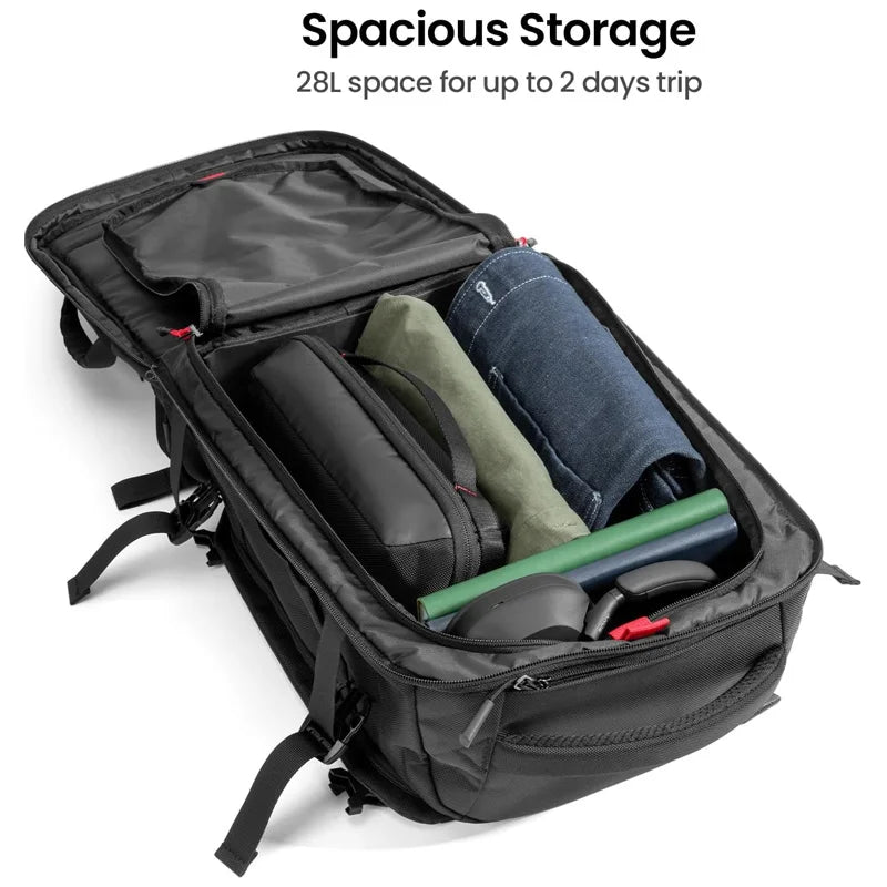 Travel backpack 28L, waterproof and lightweight business backpack for hand luggage, suitable for short distance business trips