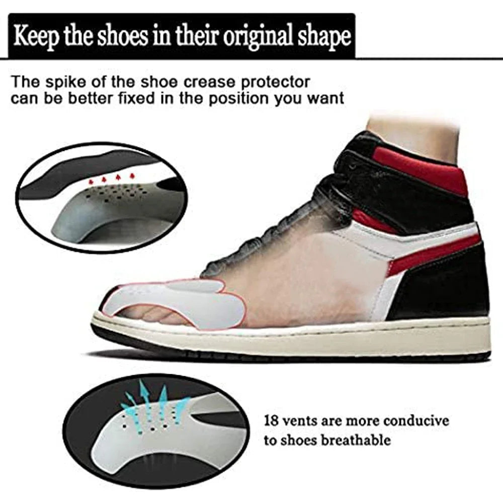 20Pcs Sneakers Anti Crease Protector Wrinkled Fold Shoes Support Toe Cap Sport Ball Shoe Head Stretcher Extender Shoe Protection