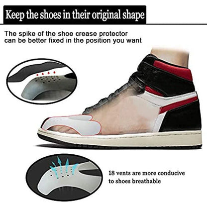 20Pcs Sneakers Anti Crease Protector Wrinkled Fold Shoes Support Toe Cap Sport Ball Shoe Head Stretcher Extender Shoe Protection