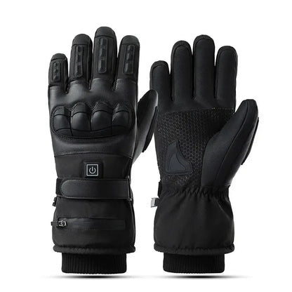 Heated Gloves Hand Warmer Electric Thermal Gloves Waterproof Snowboard Cycling Motorcycle Bicycle Ski Outdoor Winter Gloves