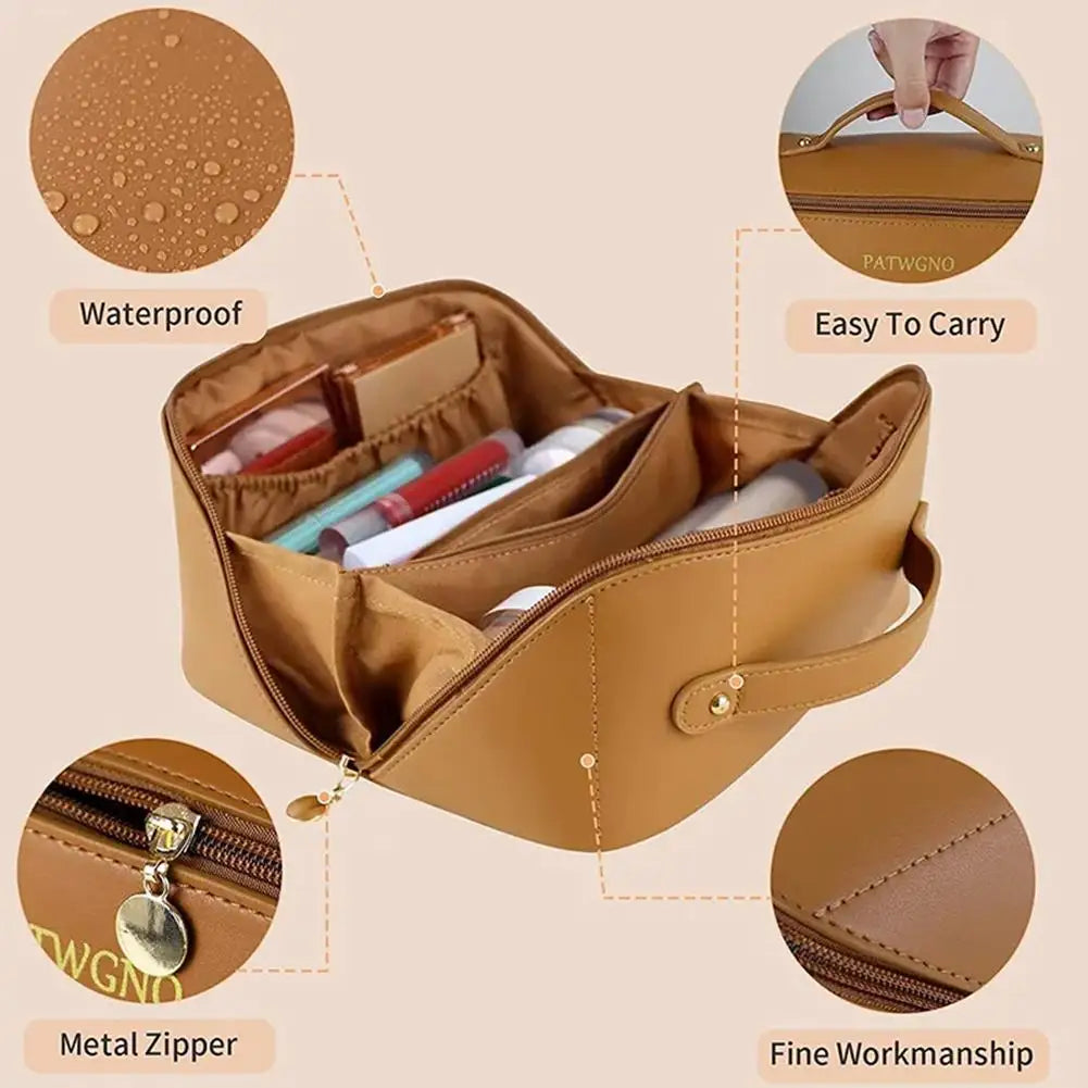 Makeup Organizer Female Toiletry Kit Bag Make Up Case Storage Pouch Luxury Lady Box Cosmetic Bag Organizer Bag For Travel Zip