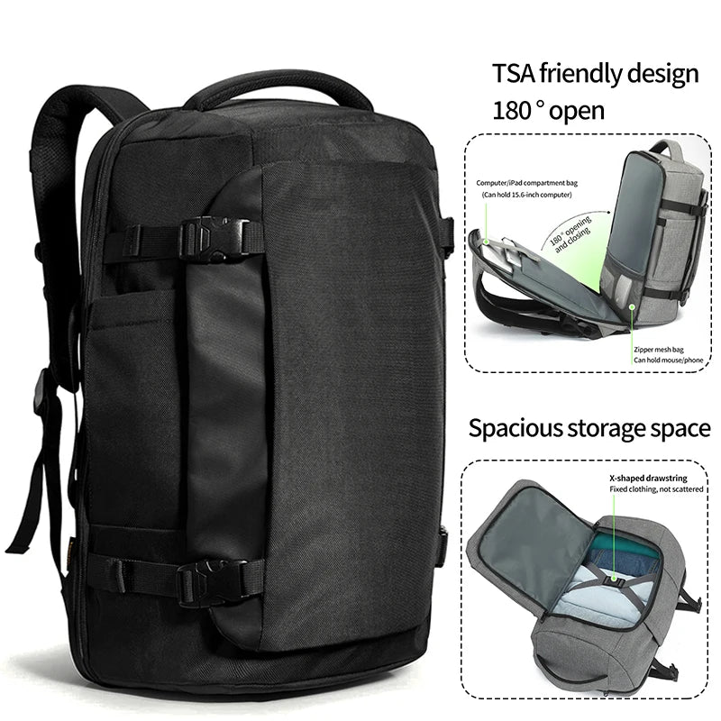 Travel backpack 28L, waterproof and lightweight business backpack for hand luggage, suitable for short distance business trips