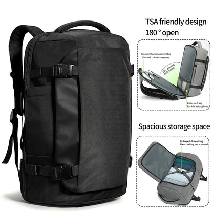 Travel backpack 28L, waterproof and lightweight business backpack for hand luggage, suitable for short distance business trips