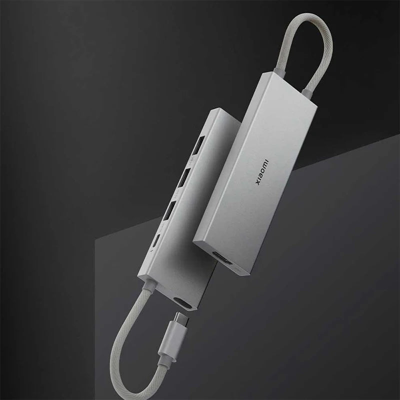 XIAOMI Type-C 5-in-1 Docking Station，Laptop USB Hub，HDMI 4K Ultra-high Definition Digital Interface，USB 3.0 Transmission
