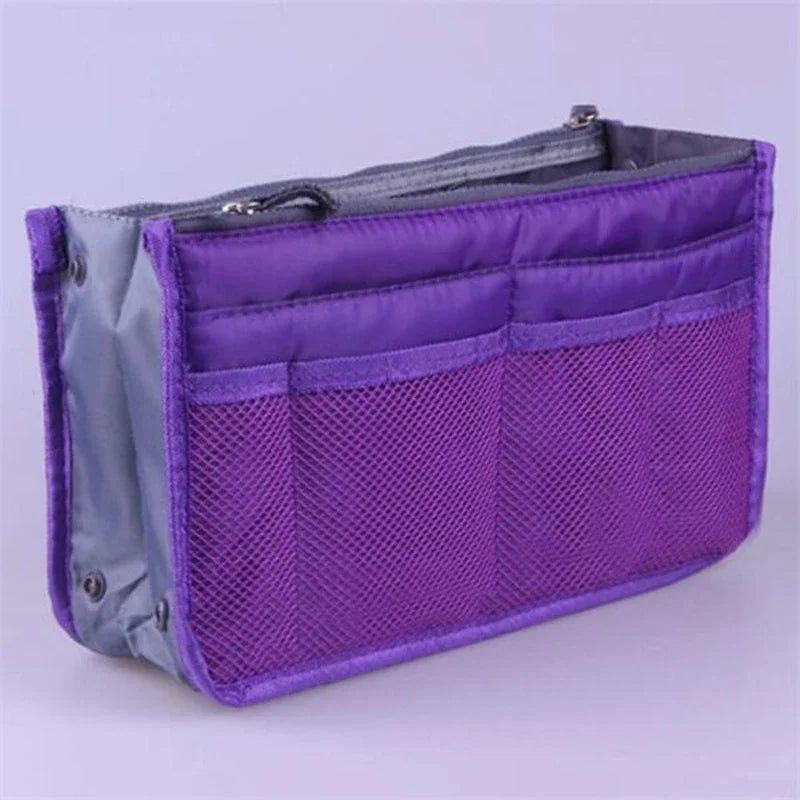 Travel Cosmetic Bags For Women Tote Insert Double Zipper Makeup Bag Toiletries Storage Bag Girl Outdoors Make Up Organizer
